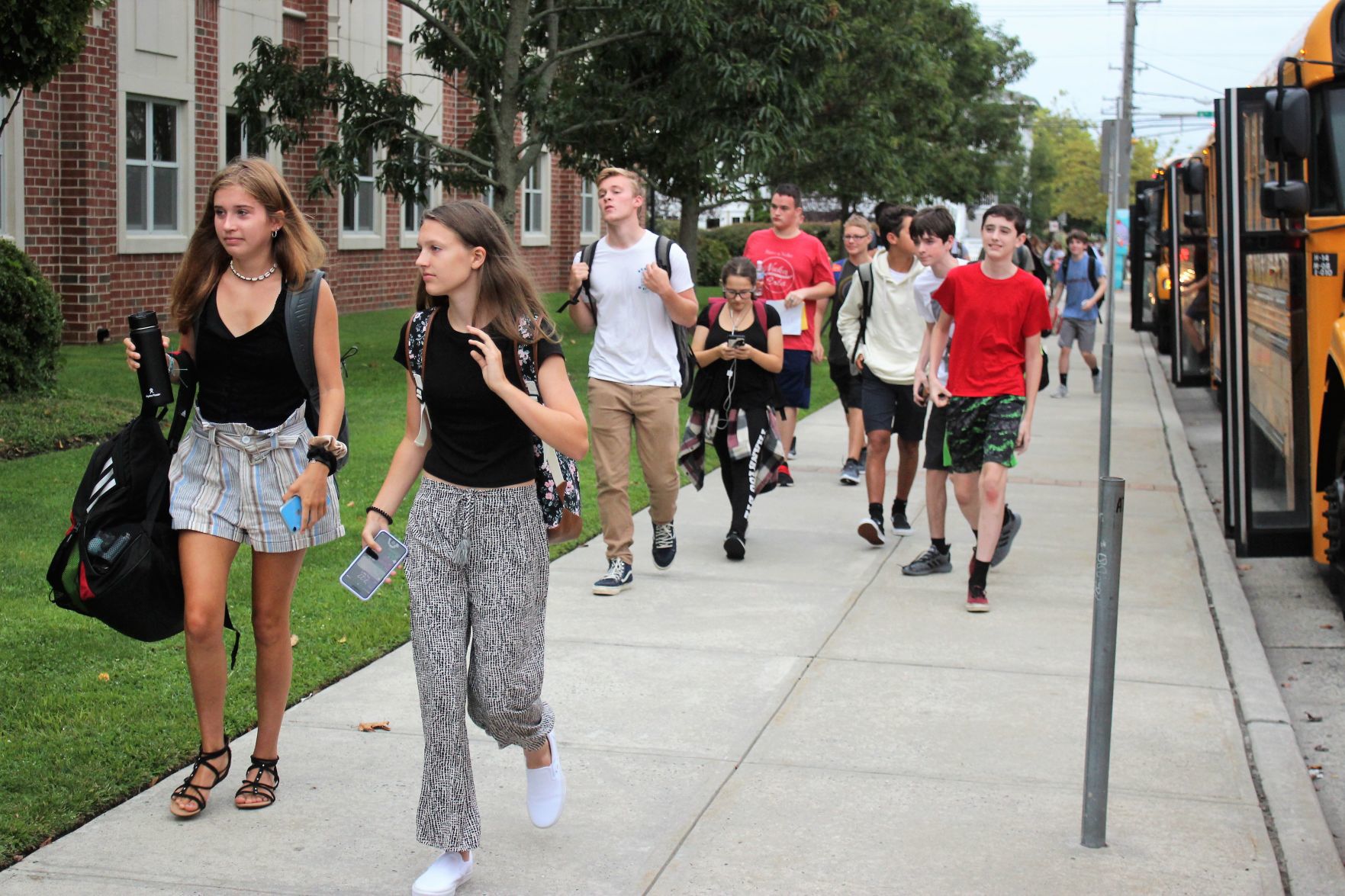 First day of school at Ocean City High School